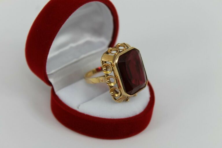 ZŁOTY PIERŚCIONEK RETRO 14K/12,38 G/ROZM. 17