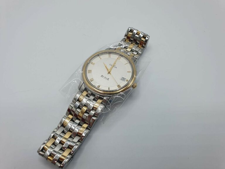 ZEGAREK OMEGA DE VILLE 43103200 18K 34.4MM KOMPLE
