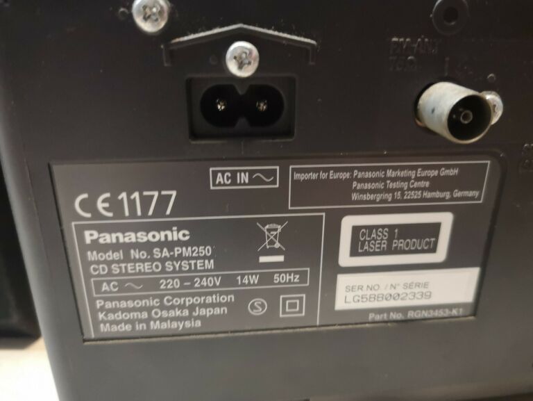 WIEŻA PANASONIC SC PM250