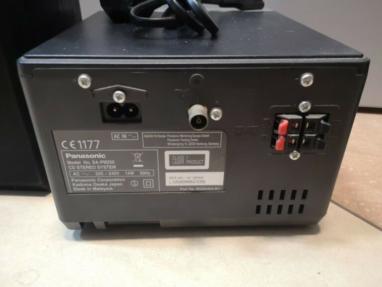 WIEŻA PANASONIC SC PM250