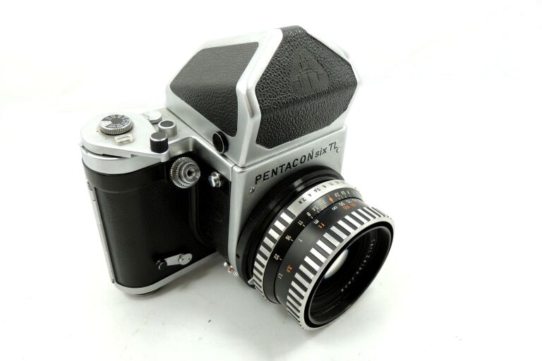 PENTACON SIX TL+OBIEKTYW+PRYZMAT+ ETUI