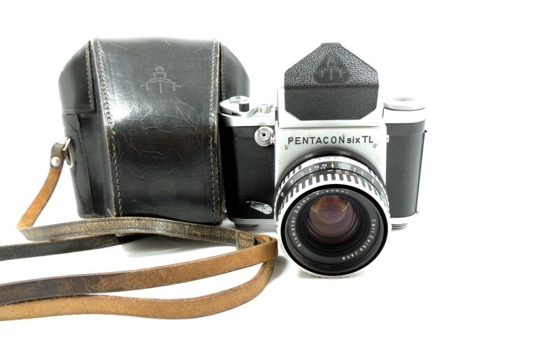 PENTACON SIX TL+OBIEKTYW+PRYZMAT+ ETUI