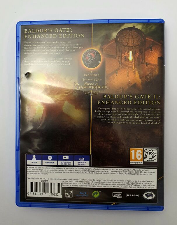 PS4 BALDURS GATE I BALDURS GATE II
