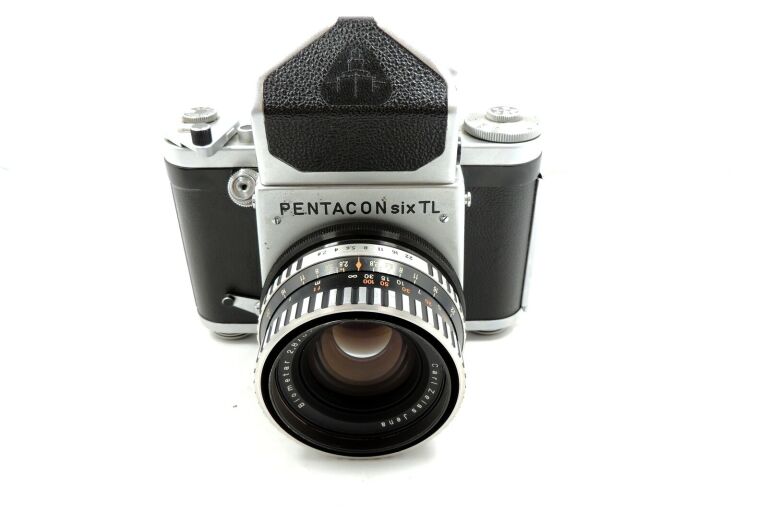 PENTACON SIX TL+OBIEKTYW+PRYZMAT+ ETUI