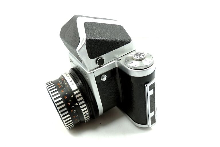 PENTACON SIX TL+OBIEKTYW+PRYZMAT+ ETUI