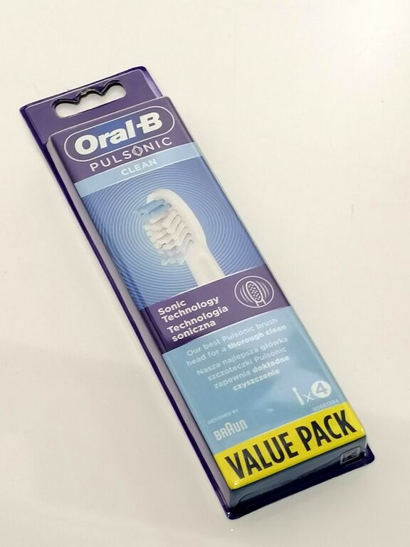KOŃCÓWKI ORAL B PULSONIC CLEAN VALUE PACK 4SZT