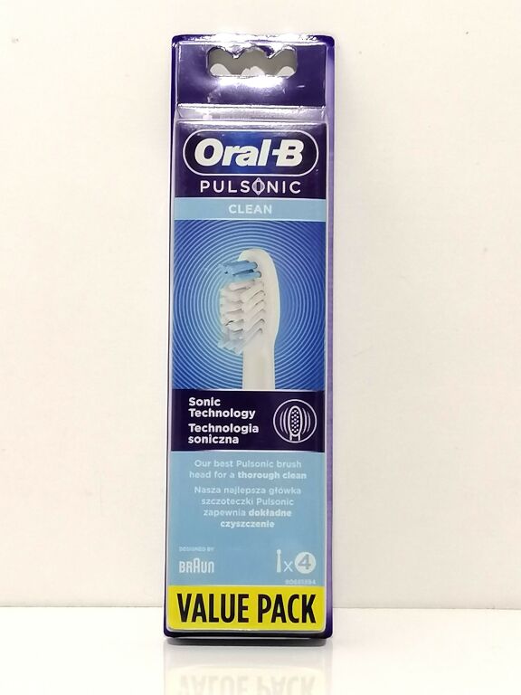 KOŃCÓWKI ORAL B PULSONIC CLEAN VALUE PACK 4SZT