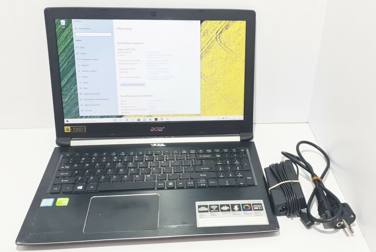 LAPTOP ACER A515-51G 54VW, 2 DYSKI, 4GB RAM, I5
