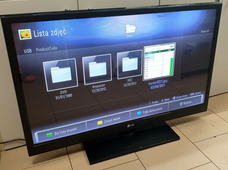 TELEWIZOR LG 42PW450 PLAZMA