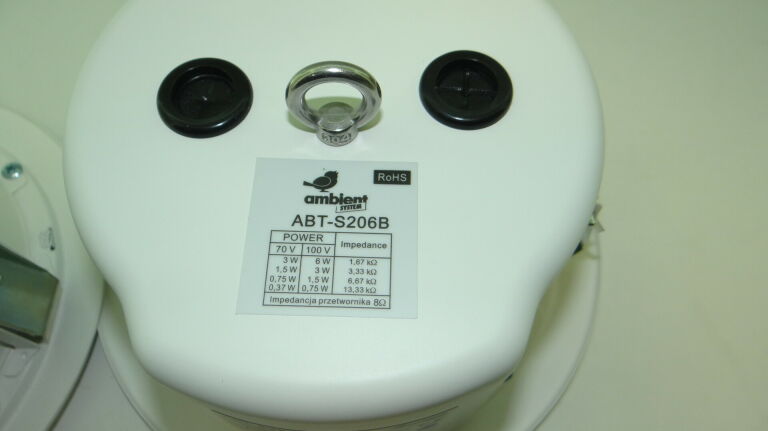 GŁOŚNIKI SUFITOWE AMBIENT SYSTEM ABT-S206B (32901