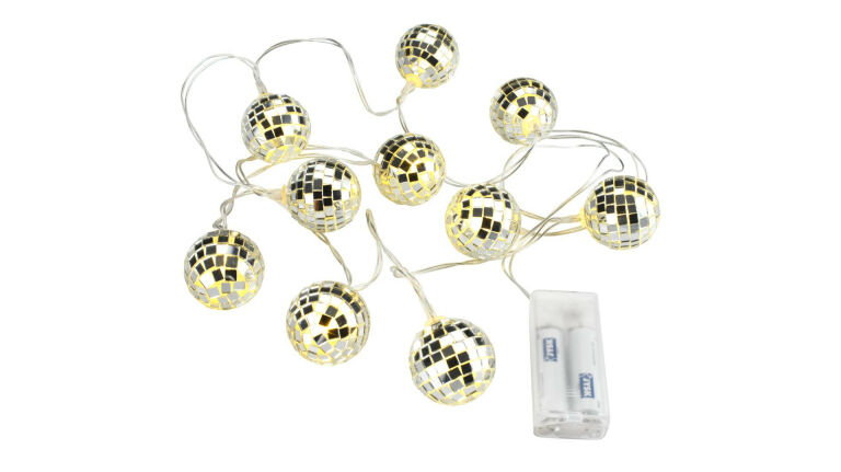 LAMPKI JYSK ELDUR 10 LED KULE DISCO