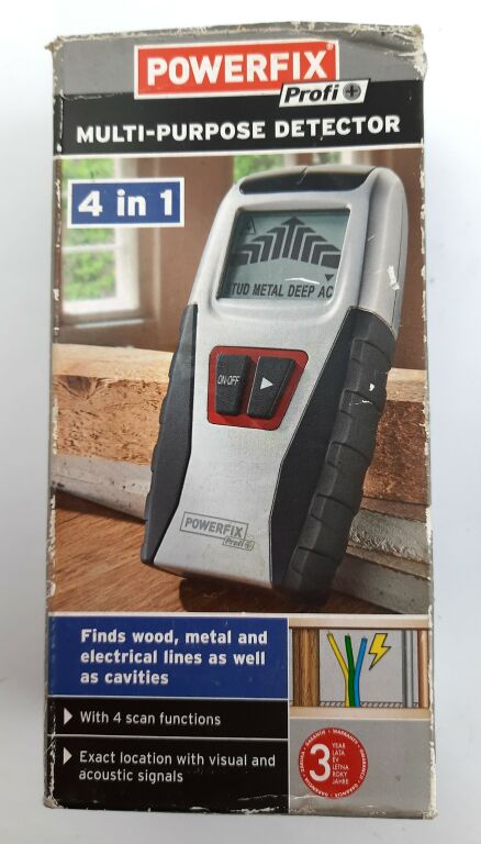WIELOFUNKCYJNY DETEKTOR POWERFIX Z31697B OPIS!