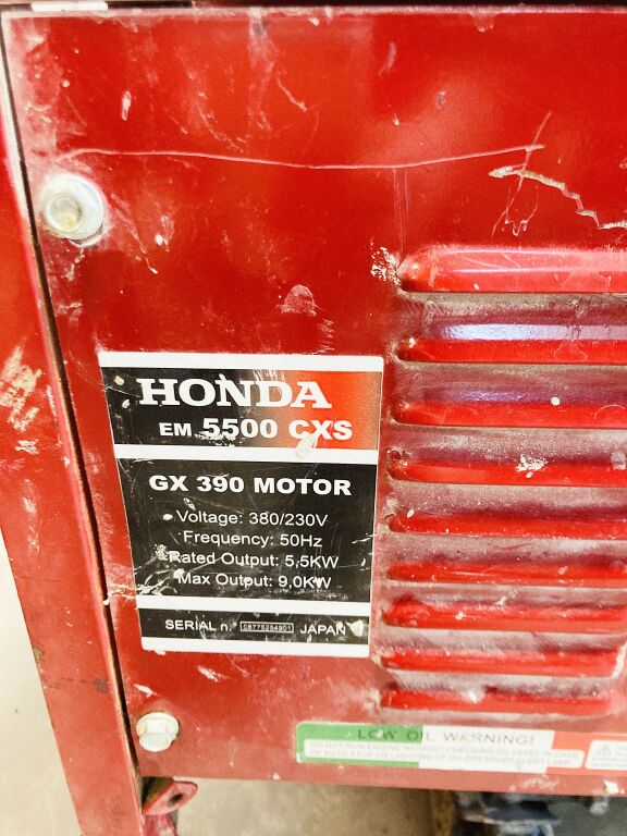 agregat-honda-em5500cxs-380230v-55kw-90kw-stan-uzywany