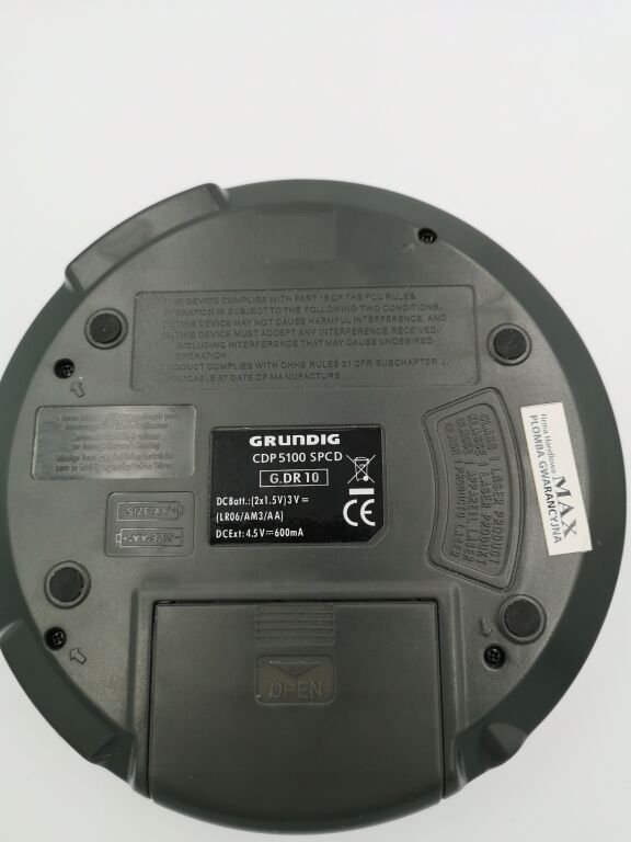 GRUNDIG CDP 5100 KOMPLET ODTWARZACZ CD OLDSCHOOL