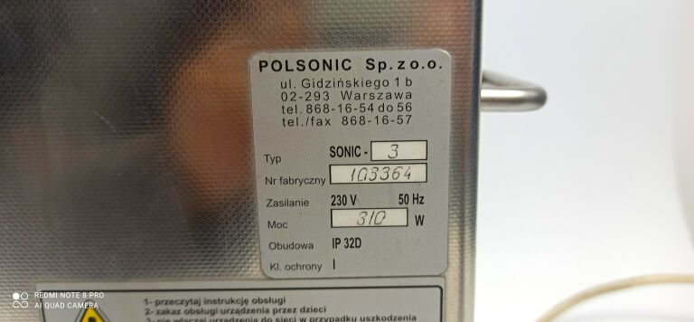 myjka-ultradzwiekowa-polsonic-sonic-3-profes-model-sonic-3-profes
