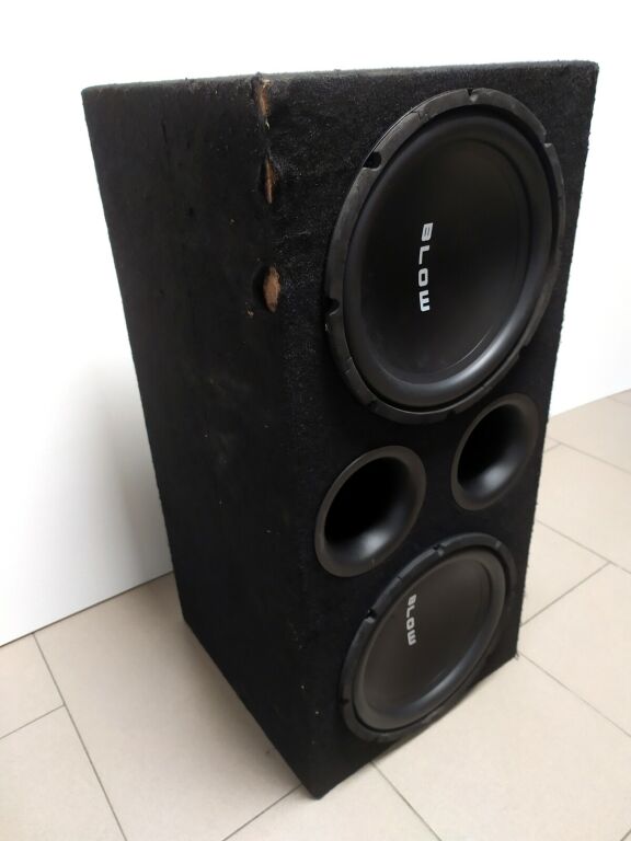 SUBWOOFER  SKRZYNIA BASOWA BLOW ( 2X30CM)