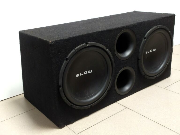 SUBWOOFER  SKRZYNIA BASOWA BLOW ( 2X30CM)