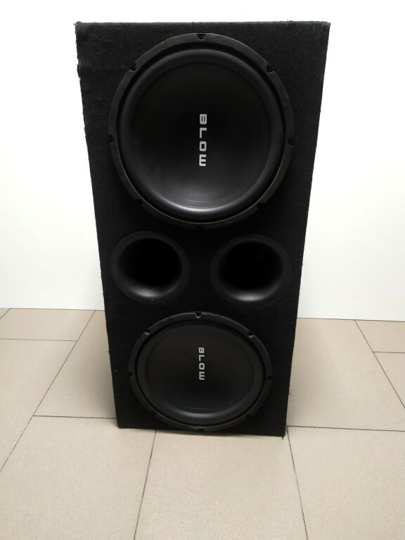SUBWOOFER  SKRZYNIA BASOWA BLOW ( 2X30CM)