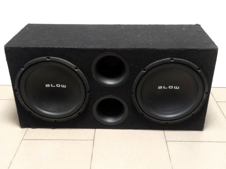 SUBWOOFER  SKRZYNIA BASOWA BLOW ( 2X30CM)