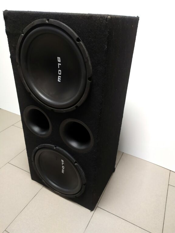 SUBWOOFER  SKRZYNIA BASOWA BLOW ( 2X30CM)