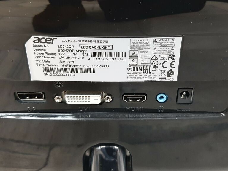 MONITOR ACER ED242QR - OKAZJA!!!