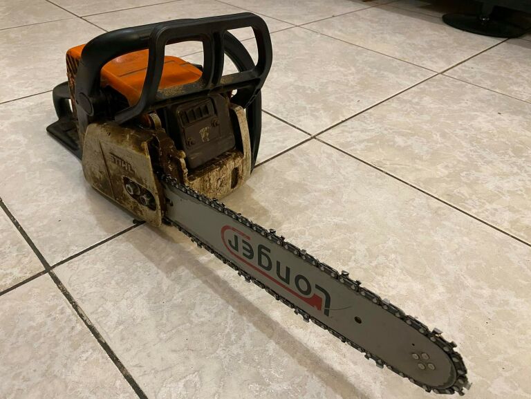 PIŁA SPALINOWA STIHL MS 170 USZKODZONA