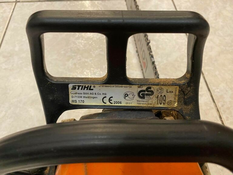 PIŁA SPALINOWA STIHL MS 170 USZKODZONA