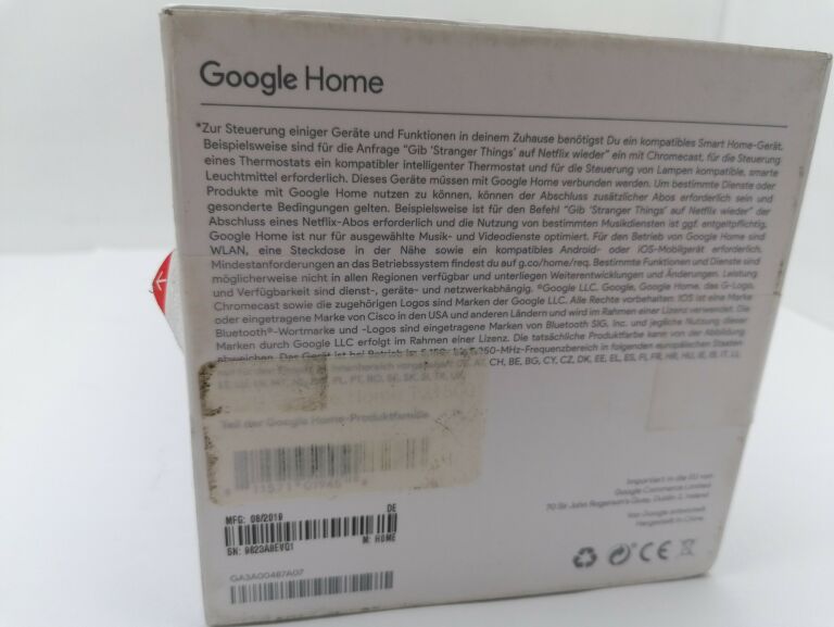INTELIGENTNY GŁOŚNIK GOOGLE HOME