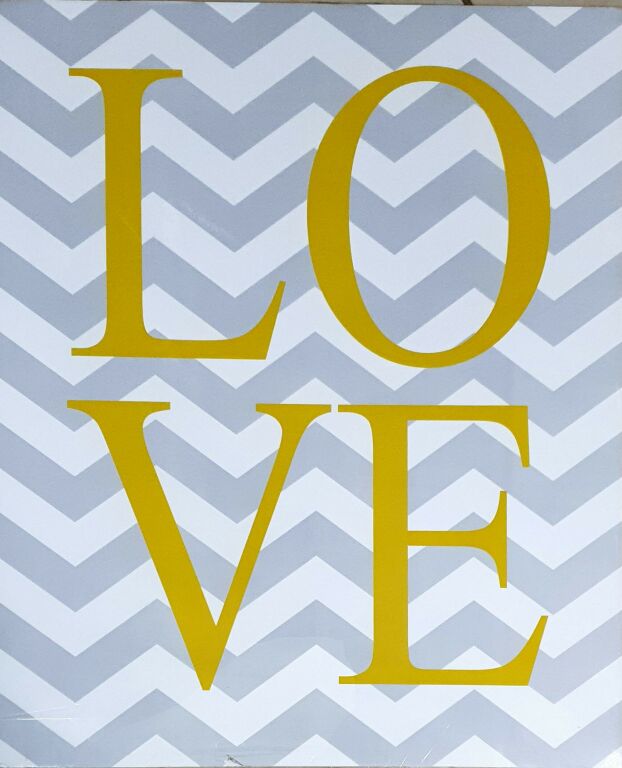 PLAKAT DAN-MARK 40X50 CM LOVE NAKLEJKA ŚCIENNA