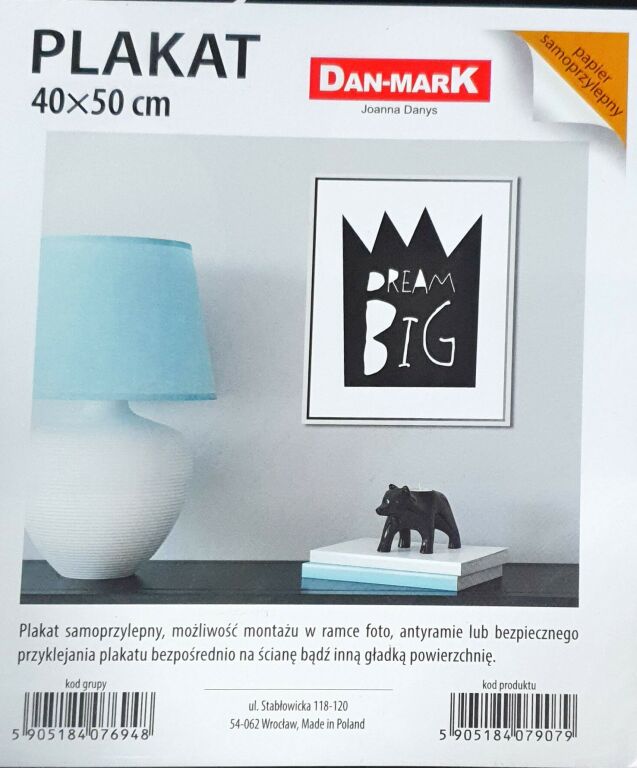 plakat-dan-mark-40x50-samoprzylepny-dream-big-stan-11323-2