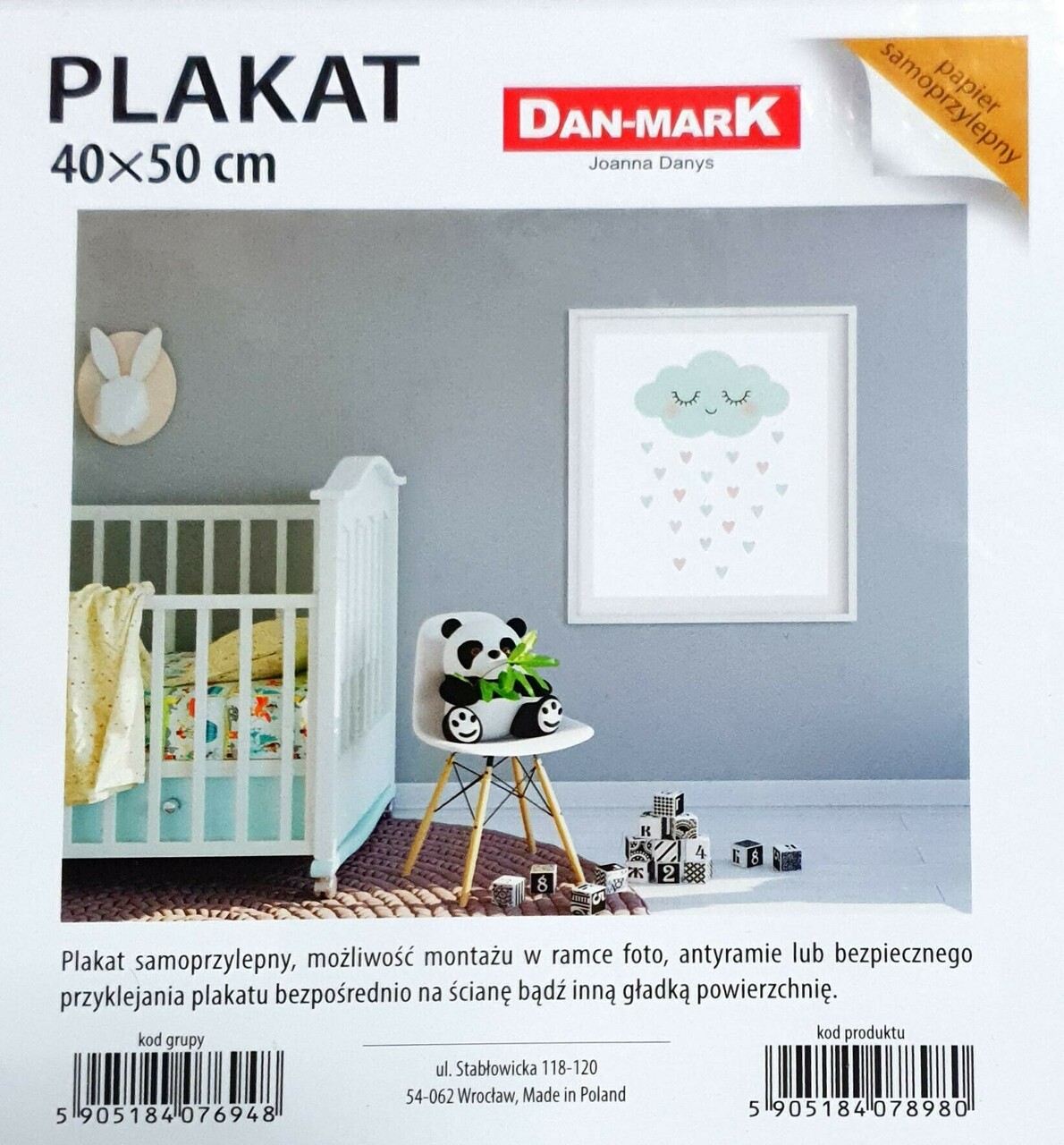 plakat-dan-mark-40x50-cm-mietowa-chmurka-serca-stan-powystawowy