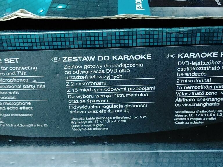 SILVERCREST KARAOKE SET
