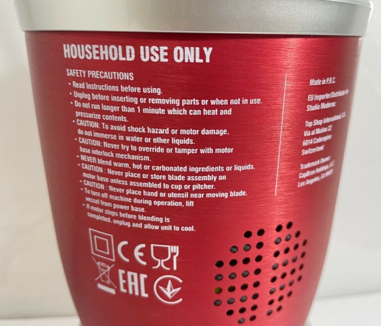 BLENDER KIELICHOWY NUTRIBULLET RED 600 W