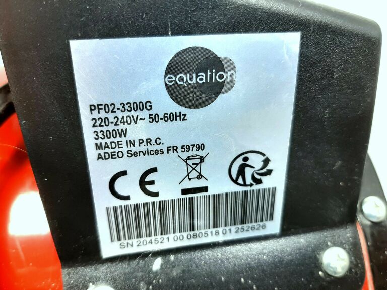 NAGRZEWNICA EQUATION PF02-3300G 3300W