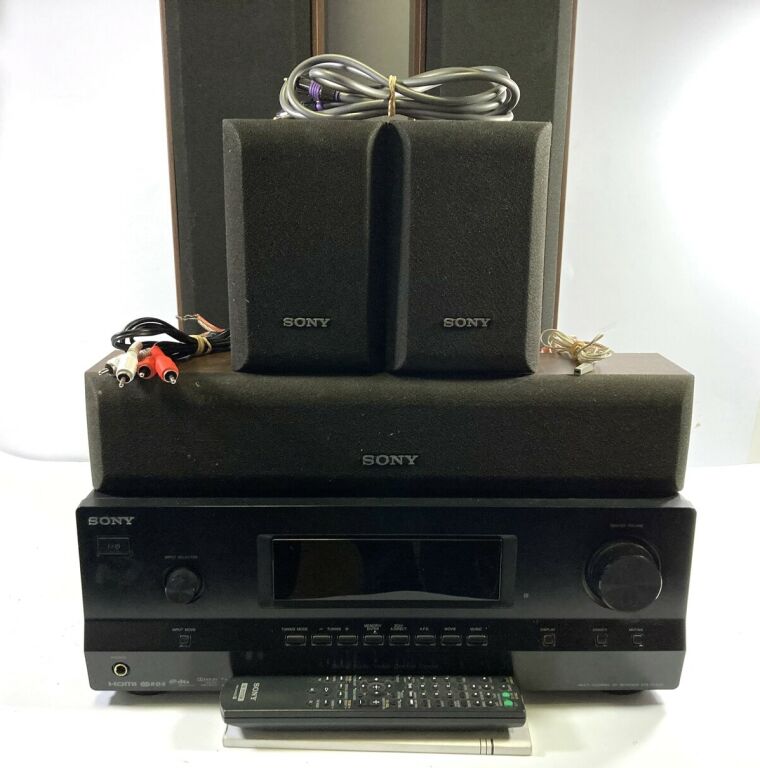 ZESTAW KINO DOMOWE I AMPLITUNER SONY STR-DH500 5.