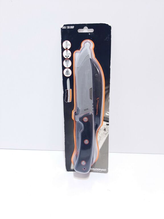 NÓŻ MYŚLIWSKI SOLOGNAC SIKA 130 GRIP