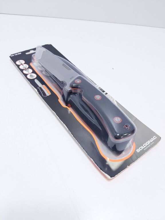 NÓŻ MYŚLIWSKI SOLOGNAC SIKA 130 GRIP