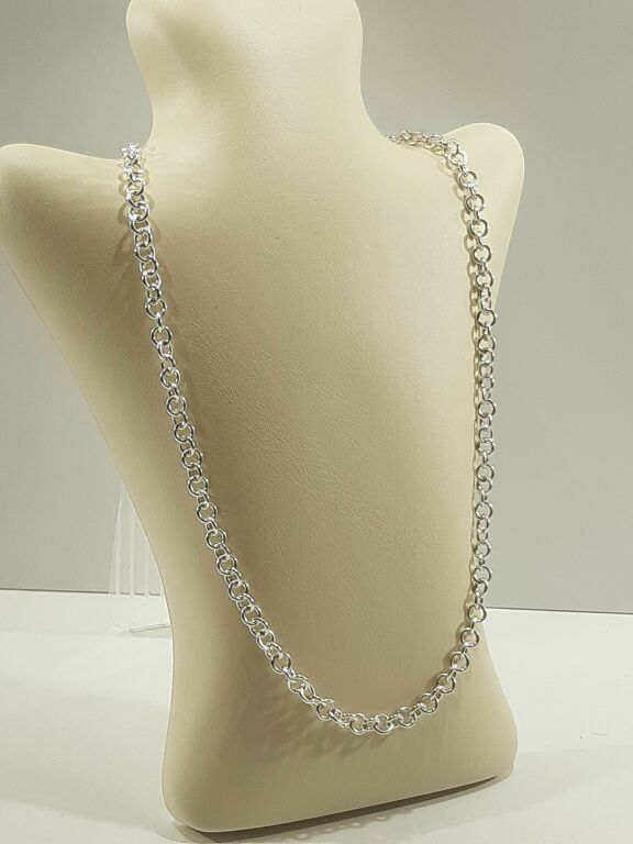 unikalny-srebrny-lancuszekankier-3260g-925-dlugosc-calkowita-4800