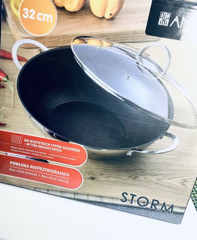 AMBITION PATELNIA WOK 32 CM