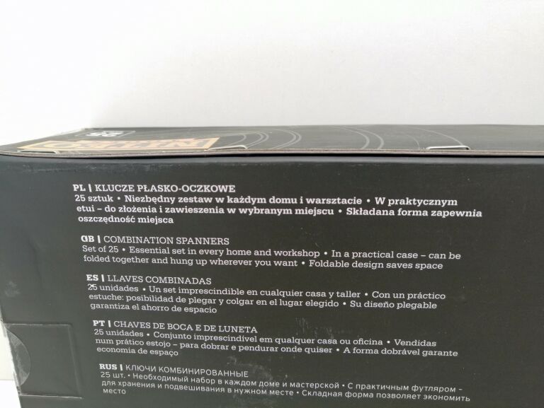 KLUCZE PŁASKO-OCZKOWE 25 SZTUK NITEO TOOLS
