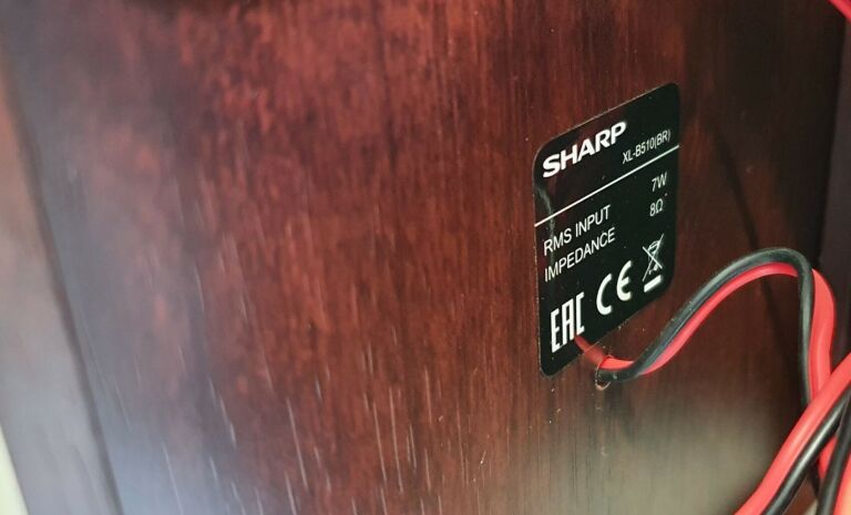 WIEZA SHARP XL-B510 PUDEŁKO