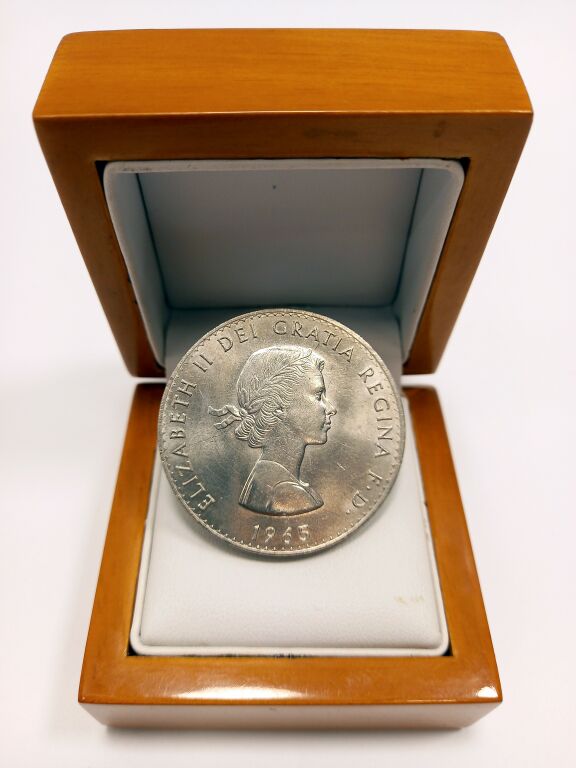 MONETA ELIZABETH II DEI GRATIA REGINA FD 1965