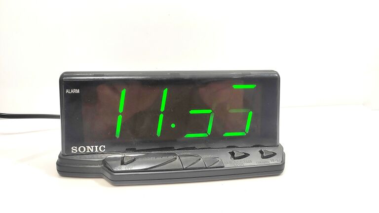 ZEGAR / BUDZIK SONIC CL-938 LED CZARNY