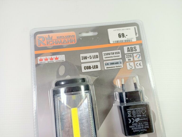 LATARKA RICHMANN LED 3W LATARKA MAGNES C6814