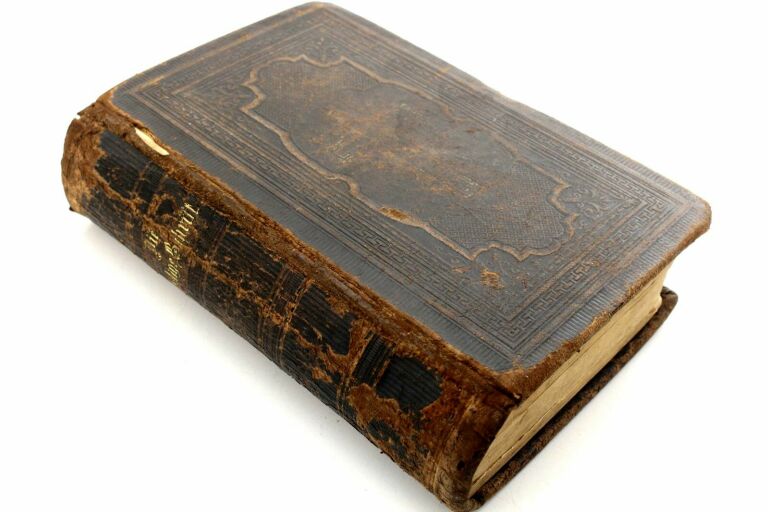 STARA NIEMIECKA BIBLIA MARTIN LUTHER 19 WIEK