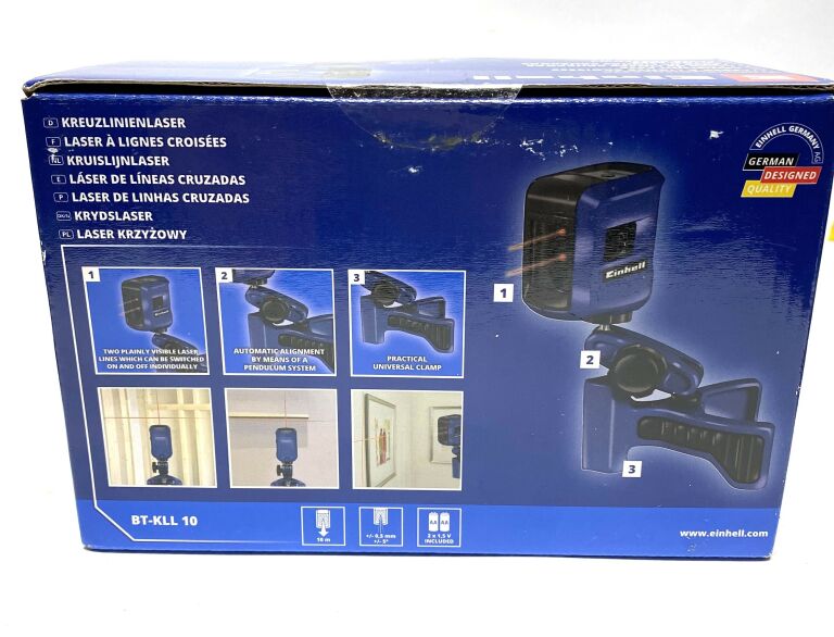 poziomica-laserowa-krzyzowa-einhell-bt-kll-10-stan-powystawowy