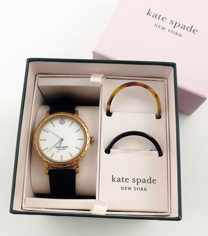 ZEGAREK DAMSKI KATE SPADE KSW1556B / SKÓRZANY