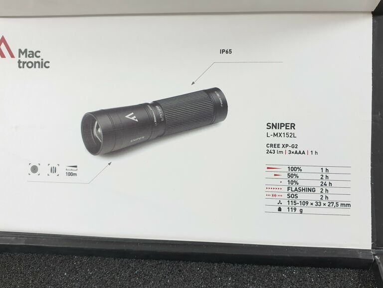LATARKA MACTRONIC SNIPER L-MZ152L 243LM