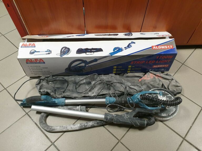 SZLIFIERKA DO GIPSU ALDWS17- Z PODŚWIETLENIEM LED