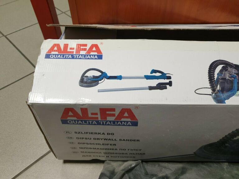 SZLIFIERKA DO GIPSU ALDWS17- Z PODŚWIETLENIEM LED